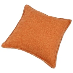 Federa Cuscino Jacquard Cliff Arancio 45x45