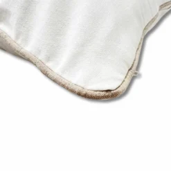 Federa cuscino marea 45 x 45 Corallo tortora in rilievo