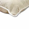 Federa cuscino marea 45 x 45 Corallo panna in rilievo