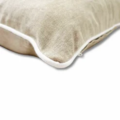 Federa cuscino marea 45 x 45 Corallo panna in rilievo