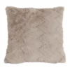 Federa cuscino pelliccetta Gaia Tortora 45 x 45