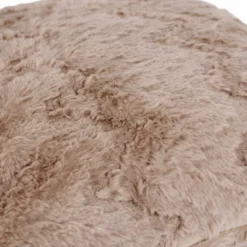 Federa cuscino pelliccetta Gaia Tortora 45 x 45