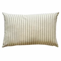 Federa cuscino rettangolare Riga bastoncino tortora 40 x 60