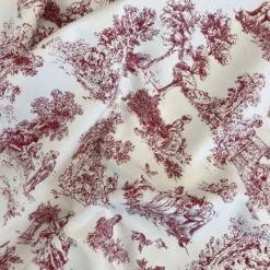 Federa cuscino Toile de Jouy Bordeaux 40 x 40