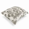 Federa cuscino Toile de Jouy Tortora 40 x 40