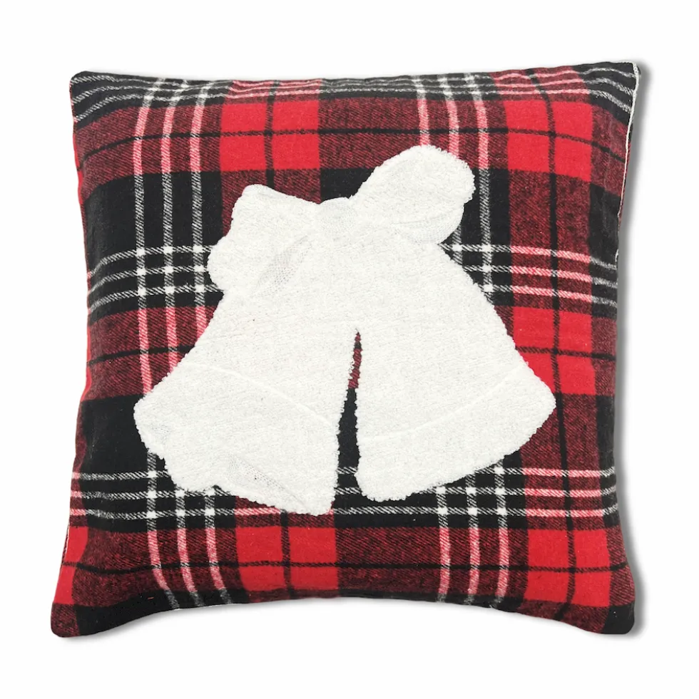 Federa cuscino 45 x 45 in rilievo noah Campanule Tartan