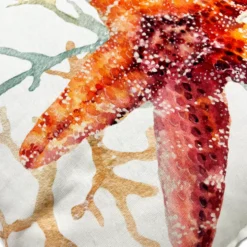 Federa cuscino 45 x 45 Stampa digitale celine stella marina rossa