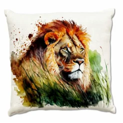 Federa cuscino 45 x 45 Stampa digitale savana Leone