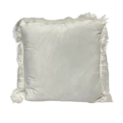 Federa cuscino 50 x 50 Stoccolma pelliccia bianca