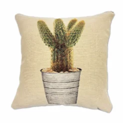 Federa in gobelin Cactus dis. 3 45 x 45