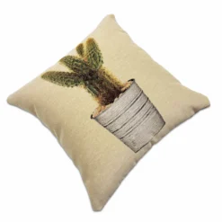 Federa in gobelin Cactus dis. 3 45 x 45