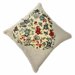 Federa in gobelin Cuore Floreale 45 x 45