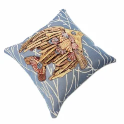 Federa in gobelin Pesce di Legno 45 x 45