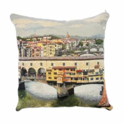 Federa in gobelin Ponte Vecchio Firenze 45 x 45