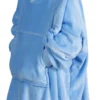 Felpone oversize Brighton Bimbo flannel azzurro