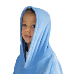 Felpone oversize Brighton Bimbo flannel azzurro