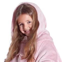 Felpone oversize Brighton Bimbo flannel Rosa