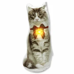 Fermaporta Luminoso Gattino Grigio