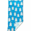 Fouta spugna e tessuto Costa Azzurra Turchese 90 x 180