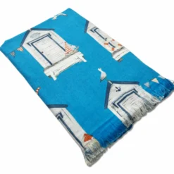 Fouta spugna e tessuto Costa Azzurra Turchese 90 x 180