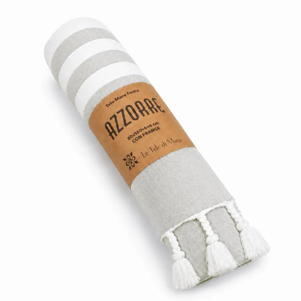Fouta Telo Mare Azzorre Tortora 80 x 160