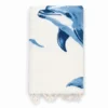 Fouta Telo Mare Delfini 100x200