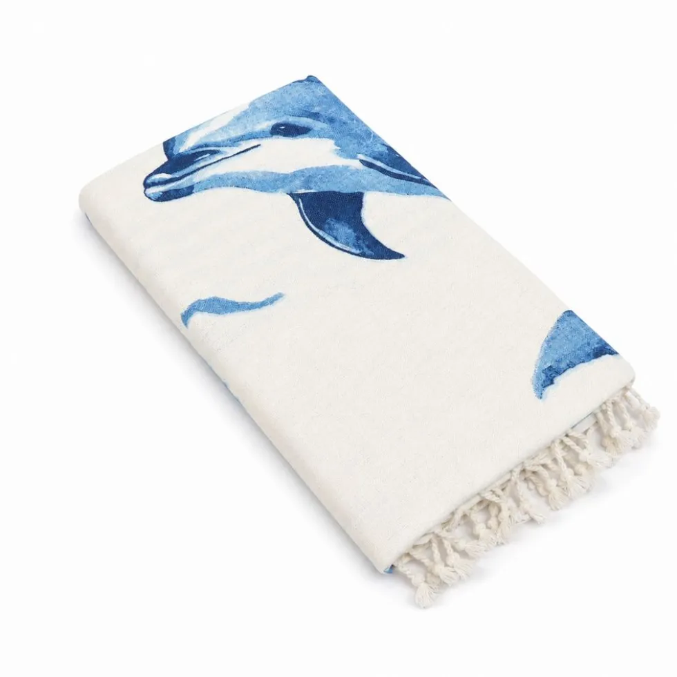 Fouta Telo Mare Delfini 100x200