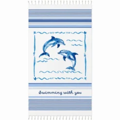 Fouta Telo Mare Delfini 100x200