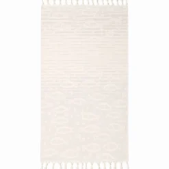 Fouta telo mare doppiato jacquard Sed pesciolini Tortora 90 x 170