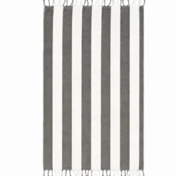 Fouta telo mare Jolie Antigua Antracite 100 x 200