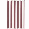 Fouta telo mare Jolie Antigua Bordeaux 100 x 200