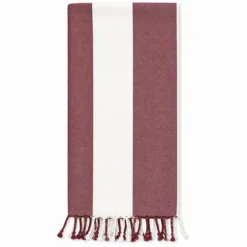Fouta telo mare Jolie Antigua Bordeaux 100 x 200