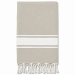 Fouta telo mare Jolie Classic Tortora 100 x 200