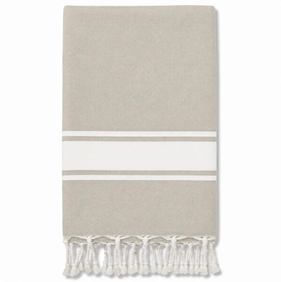 Fouta telo mare Jolie Classic Tortora 100 x 200