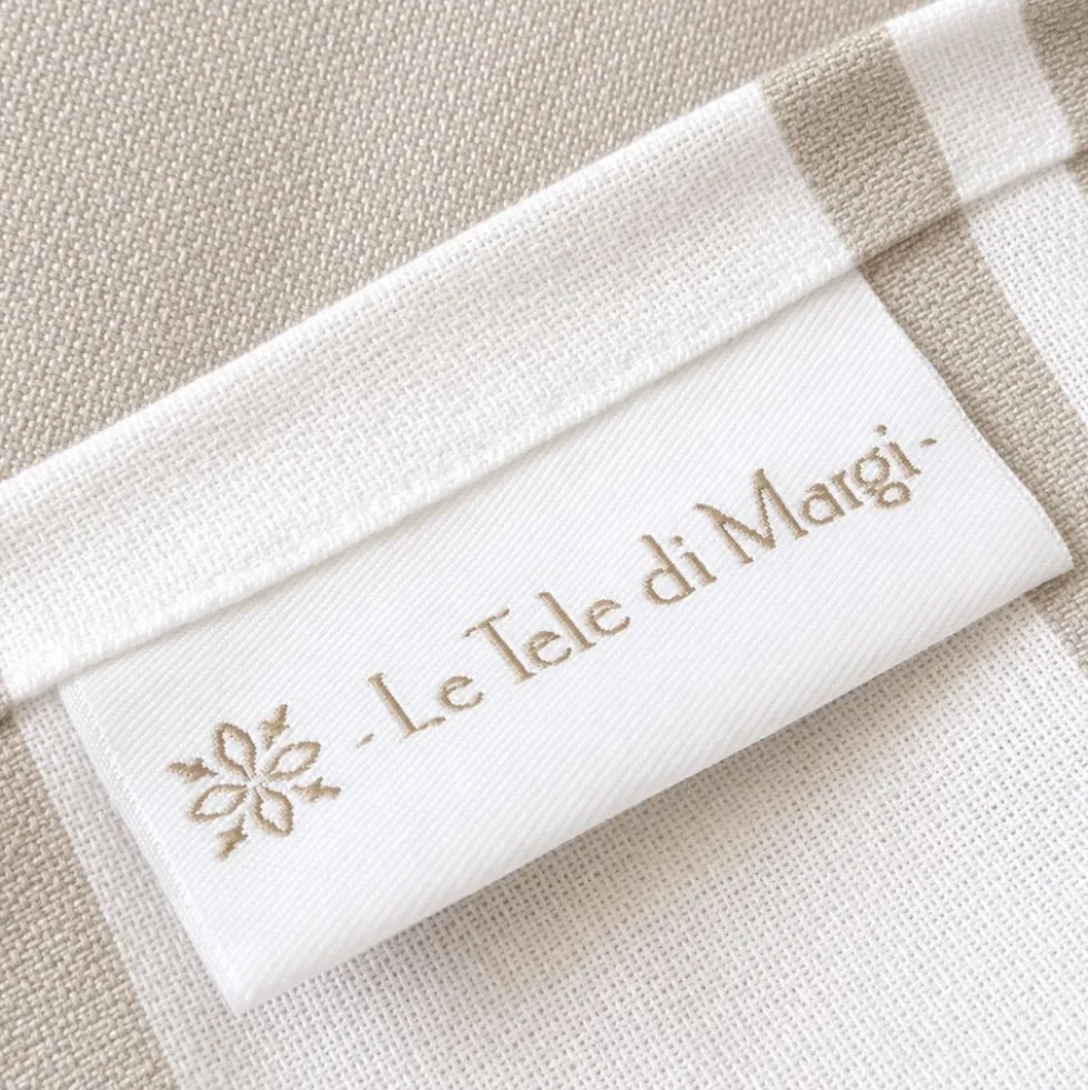 Fouta telo mare Jolie Classic Tortora 100 x 200