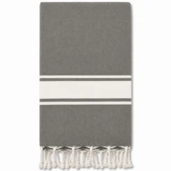 Fouta telo mare Jolie Classic Antracite 100 x 200