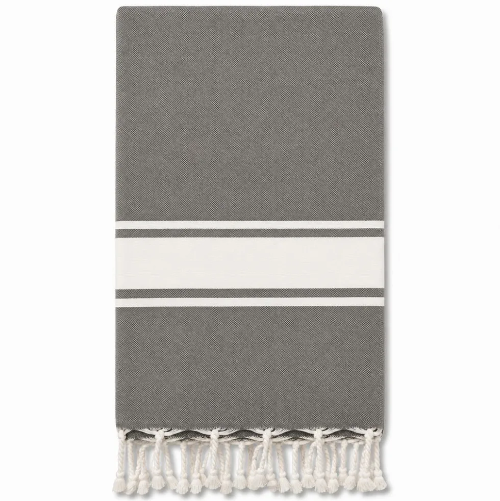 Fouta telo mare Jolie Classic Antracite 100 x 200