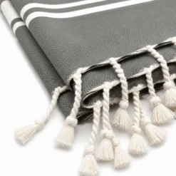 Fouta telo mare Jolie Classic Antracite 100 x 200