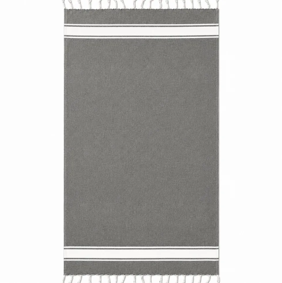 Fouta telo mare Jolie Classic Antracite 100 x 200