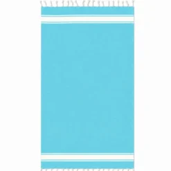 Fouta telo mare Jolie Classic Turchese 100 x 200