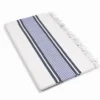 Fouta telo mare Maxi Porto Cervo riga Blu/Grigio 210 x 240