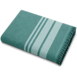 Fouta Telo Mare Paraggi Frange Verde 100x200