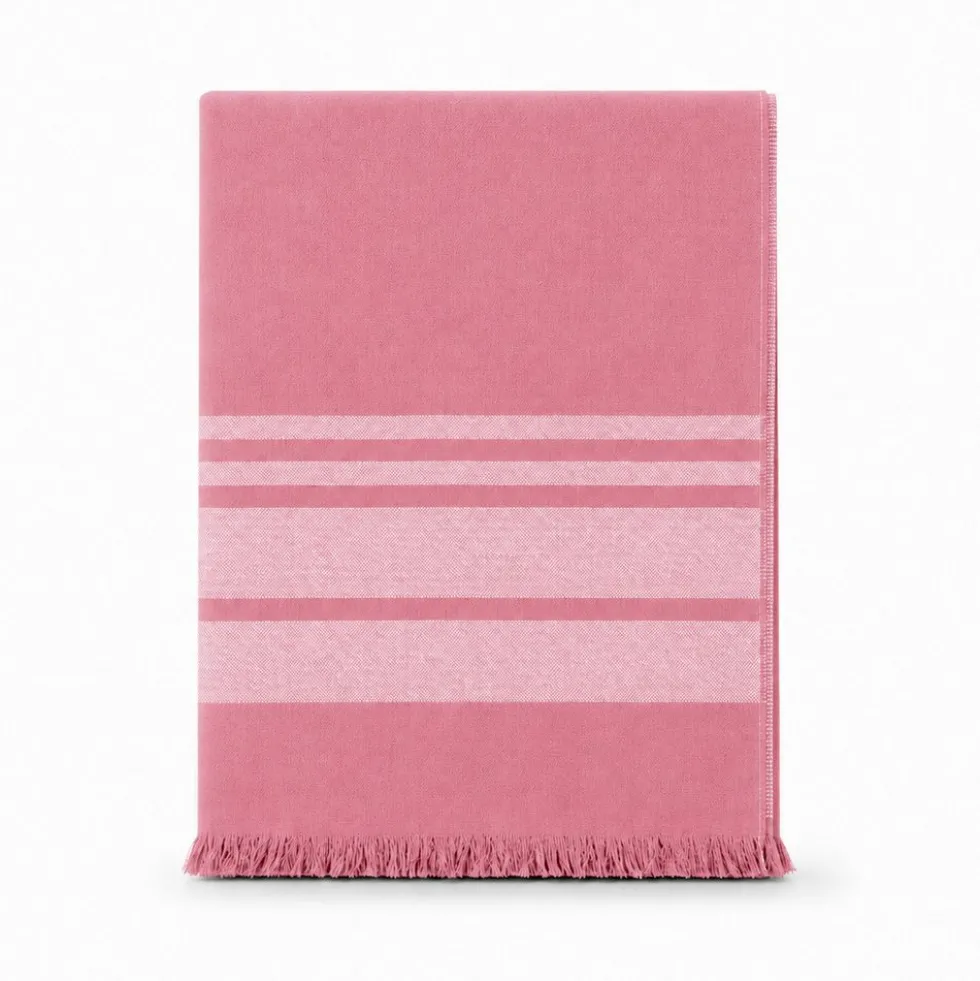 Fouta Telo Mare Paraggi Frange Malva 100x200
