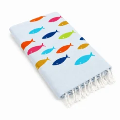 Fouta Telo Mare Pesci Colorati 100x200
