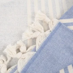 Fouta telo mare retro spugna Bluy Blu 90x170