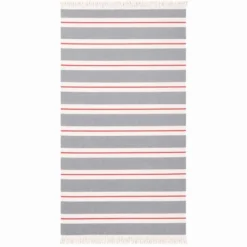Fouta telo mare Spugna doppiato Jacquard Maiorca Grigio 100 x 200