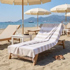 Fouta Telo Mare Versilia Beige 100 x 200