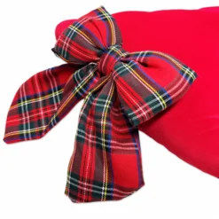 Ghirlanda addobbo Albero Velluto Rosso
