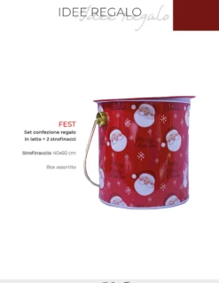 Idea regalo Fest confezione in Latta + 2 Canovacci