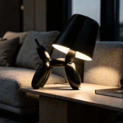Lampada LED Puppy Nera